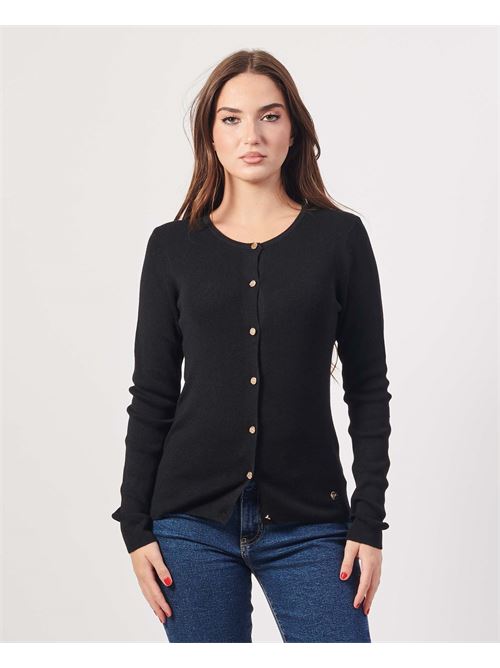 Cardigan femme Yes Zee avec boutons dorés YES ZEE | M059-BP000801